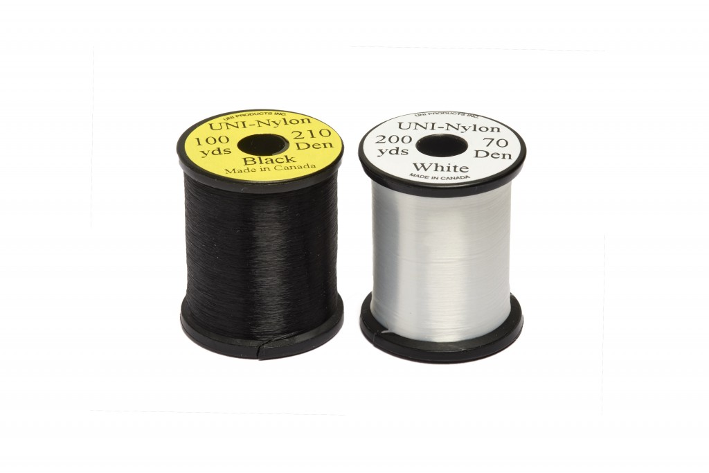 Uni Nylon Extra Strong Thread 210 Denier White Fly Tying Threads (Product Length 100 Yds / 91m)